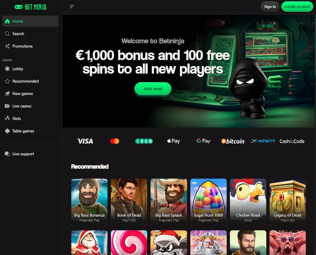 Betninja - Crypto Casinos