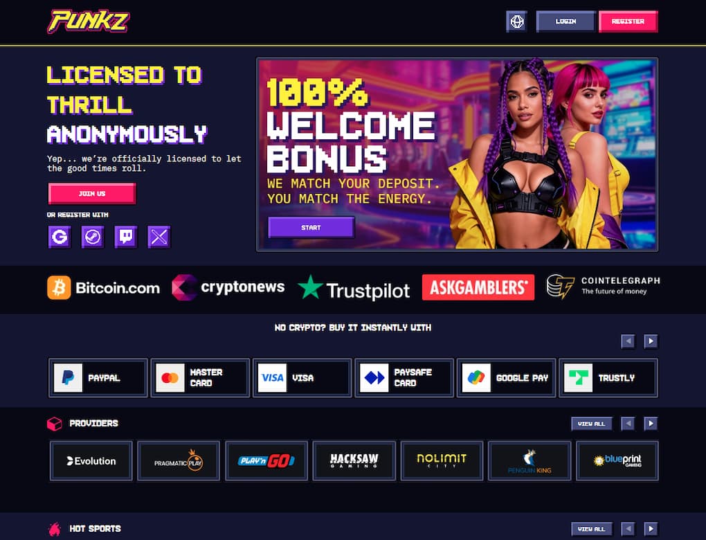 CasinoPunkz Crypto Casino