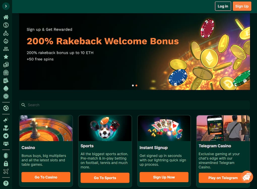 TG Casino - Crypto Casinos